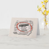 Trauzeuge Request Woll Ad Karte (Gelbe Blume)