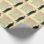 Trauzeuge - Sahneseide Geschenkpapier (Ecke)