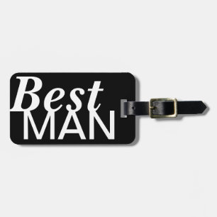 Trauzeuge Schwarz/Weiß Gepäckanhänger