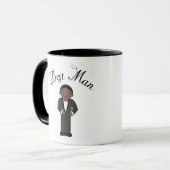 Trauzeuge-(schwarze) Hochzeit Tasse (Vorderseite Links)