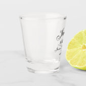 Trauzeuge-Skript angepasst Schnapsglas (Links)