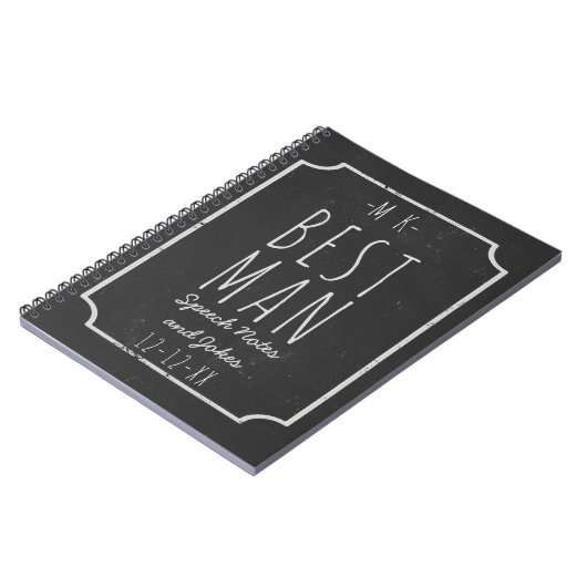 Trauzeuge Speech Notes and Jokes Wedding Journal Notizblock (Linke Seite)