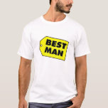 Trauzeuge T-Shirt<br><div class="desc">Zeigen Sie den Bräutigam,  den Sie der bessere Mann sind.</div>