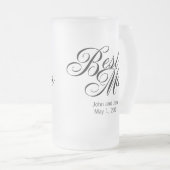 Trauzeuge-Tasse Mattglas Bierglas (VorderseiteRechts)