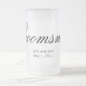 Trauzeuge-Tasse Mattglas Bierglas (Mittel)