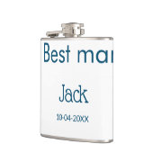 Trauzeuge Trauzeuge hinzufügen Name Text bachelore Flachmann (Links)