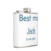 Trauzeuge Trauzeuge hinzufügen Name Text bachelore Flachmann (Rechts)