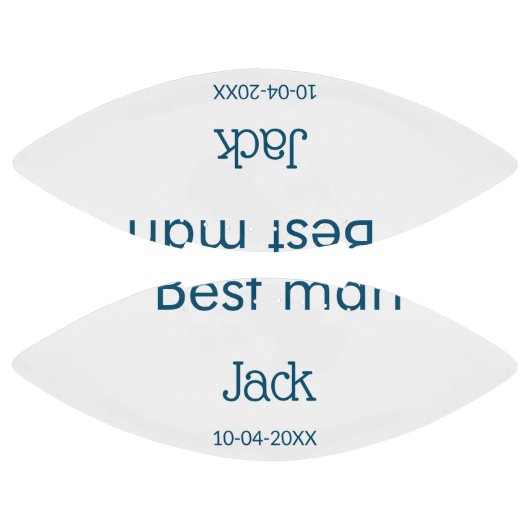 Trauzeuge Trauzeuge hinzufügen Name Text bachelore Football (Paneele)