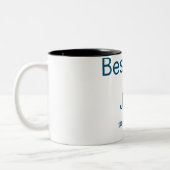 Trauzeuge Trauzeuge hinzufügen Name Text bachelore Zweifarbige Tasse (Links)