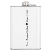 Trauzeuge Trauzeuge Vorschlag, bis Sam I GEWOLLT Flachmann (Rückseite)