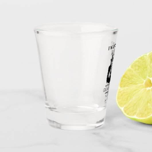 Trauzeuge Trauzeuge Vorschlag, bis Sam I GEWOLLT Schnapsglas (Links)