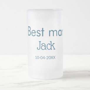 Trauzeuge Trauzeugen Brautführer Name Text Jungges Mattglas Bierglas