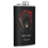 Trauzeuge Trauzeugen Geschenkflasche Gastgeschenk  Flachmann (Rechts)