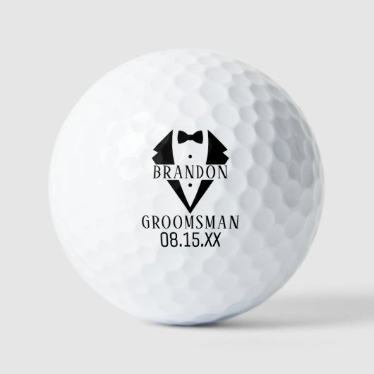 Trauzeuge Trauzeugen Vorschlag Hochzeitsgeschenke Golfball (Vorderseite)