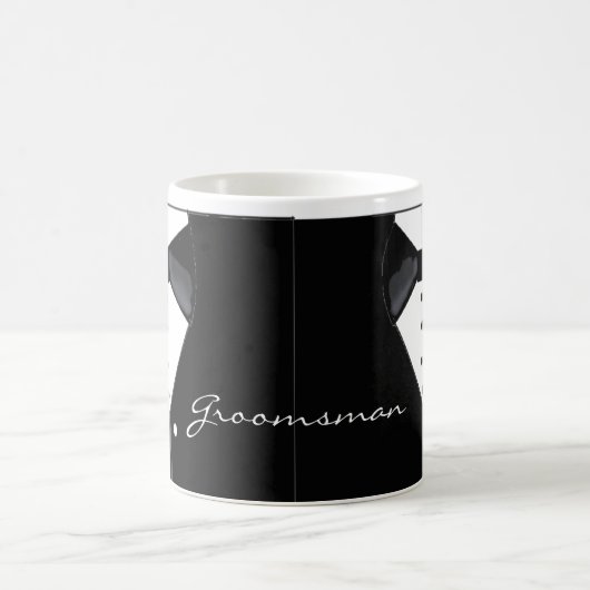 Trauzeuge Tuxedo Design Kaffeetasse (Mittel)