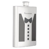 Trauzeuge Tuxedo 🎩 Elegant Bling Flachmann (Rechts)