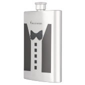 Trauzeuge Tuxedo 🎩 Elegant Bling Flachmann (Links)