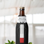 Trauzeuge Tuxedo Hochzeitsflasche Brautparty Coole Flaschenkühler