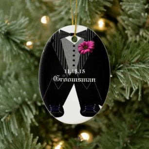 Trauzeuge Tuxedo Hochzeitssommer Keramikornament