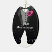 Trauzeuge Tuxedo Hochzeitssommer Keramikornament (Links)