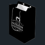 Trauzeuge Tuxedo Krawatte Black Mittlere Geschenktüte<br><div class="desc">Hochzeitsreise Trauzeuge Tuxedo Krawatte Black Gift Bag oder Gefallen Tasche</div>
