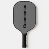 Trauzeuge Tuxedo Pickleball Paddle (Rückseite)