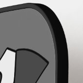 Trauzeuge Tuxedo Pickleball Paddle (Linke Seite)