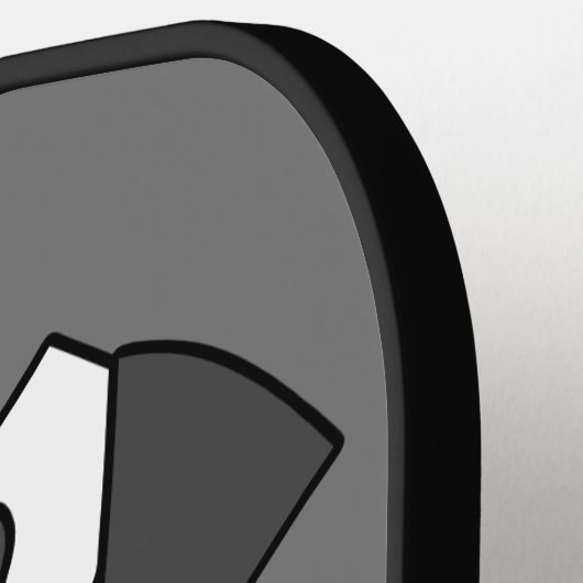 Trauzeuge Tuxedo Pickleball Paddle (Linke Seite)