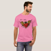 Trauzeuge Vintag Tattoo Winged Heart Shirt (Vorne ganz)
