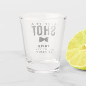 Trauzeuge Vorschlag Bowtie geben ihm einen Schuss Schnapsglas (Rückseite)