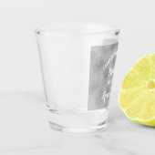 Trauzeuge Vorschlag Bubbly Funkelnd Silver Schnapsglas (Links)