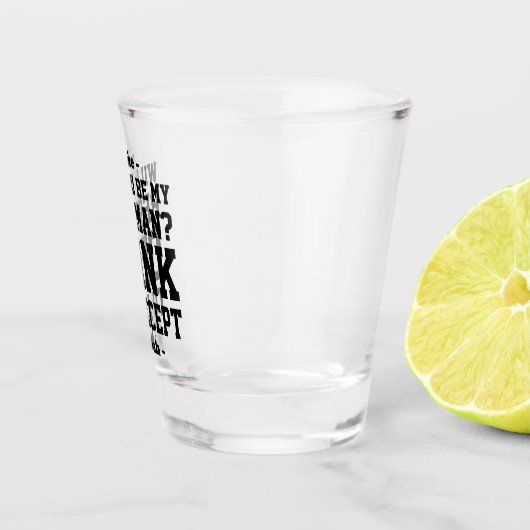 Trauzeuge Vorschlag trinken, um den Funny Classic Schnapsglas (Rechts)