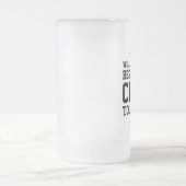 Trauzeuge Vorschlag Umarmung akzeptieren Funny Fev Mattglas Bierglas (Mittel)