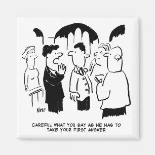 Trauzeuge warnt Bräutigam Magnet