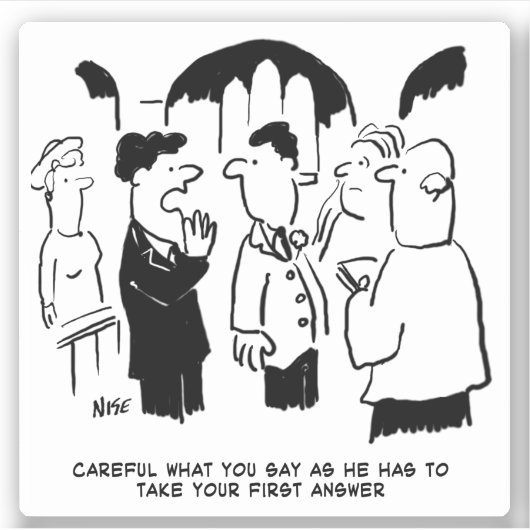 Trauzeuge warnt den Bridegroom-Hochzeitssänger Car Aufkleber (Vorderseite)