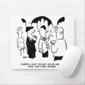 Trauzeuge-Warnung vor Bräutigam Mousepad (Mit Mouse)