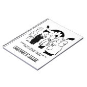 Trauzeuge-Warnung vor Bräutigam Notizblock (Linke Seite)