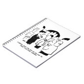 Trauzeuge-Warnung vor Bräutigam Notizblock (Linke Seite)