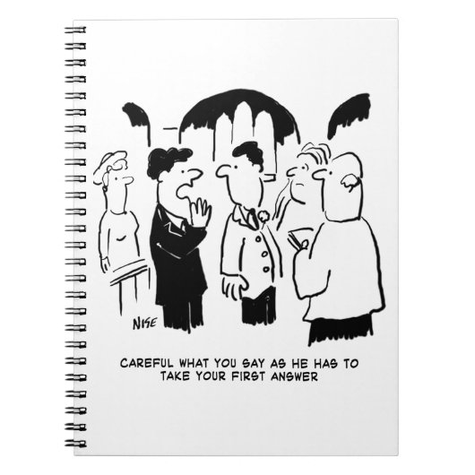 Trauzeuge-Warnung vor Bräutigam Notizblock (Vorderseite)