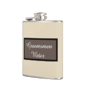 Trauzeuge-Wasser Flachmann (Links)