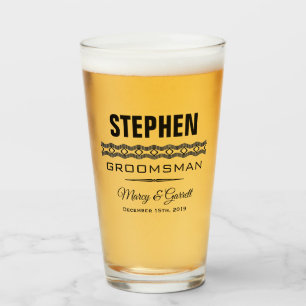 TRAUZEUGE WEDD PARTY TUMBLER GLASS