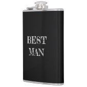 Trauzeuge Wedding Black Whisky Flask Flachmann (Links)
