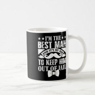 Trauzeuge Wedding Groom Funny Bachelor Stag Party Kaffeetasse
