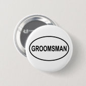 Trauzeuge-Wedding Oval Button (Vorne & Hinten)