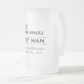 TRAUZEUGE WEDDING PARTY MATTIERTE TASSE (16 oz) (VorderseiteRechts)