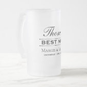 TRAUZEUGE WEDDING PARTY MATTIERTE TASSE (16 oz) (Vorderseite Links)