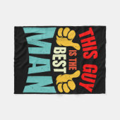 Trauzeuge Wedding Trauzeugen Funny Bridal Bachelor Fleecedecke (Vorderseite (Horizontal))