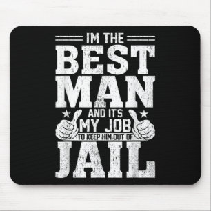 Trauzeuge Wedding Trauzeugen Funny Bridal Bachelor Mousepad