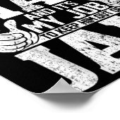 Trauzeuge Wedding Trauzeugen Funny Bridal Bachelor Poster (Ecke)