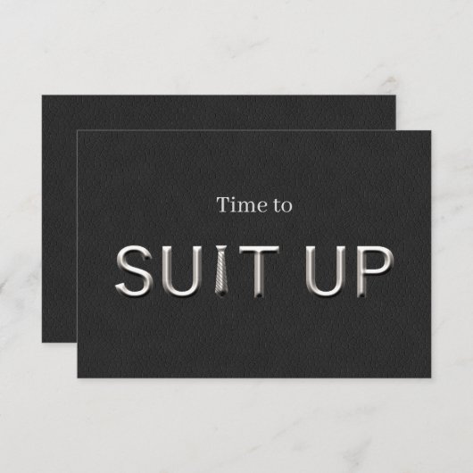 Trauzeuge Wedding Vorschlag Card Dankeskarte (Vorne/Hinten)